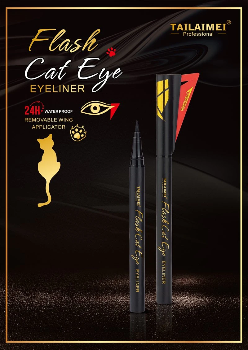 Tailaimei New Design Winged Eyeliner Stamp Eyeliners Removal Pen 24h Waterproof Long Lasting Physician Formula Liquid Cat Eyeliner