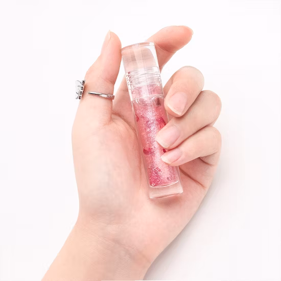 クリスタル リップ グロス グリッター フレーバー ハイ シャイン リップ グロス 香りのグリッター リップ グロス