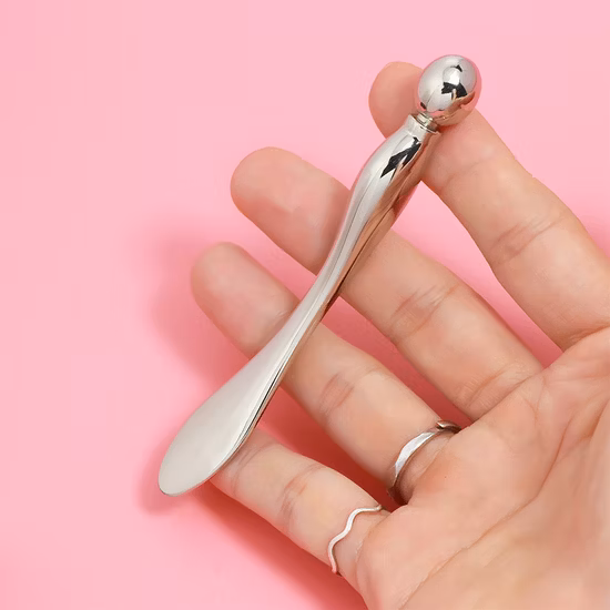 卸売血清アプリケーターマッサージローラー高級スキンケアクリームフェイスフェイシャルメイクアップスクープアイスローラー